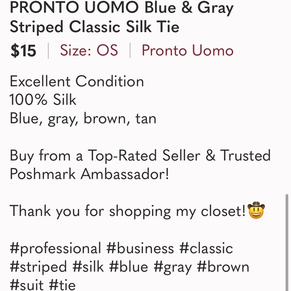 Men's Silk Tie - Picture 6 of 6